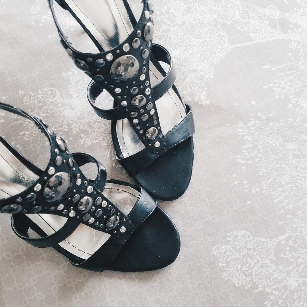 Studded heels